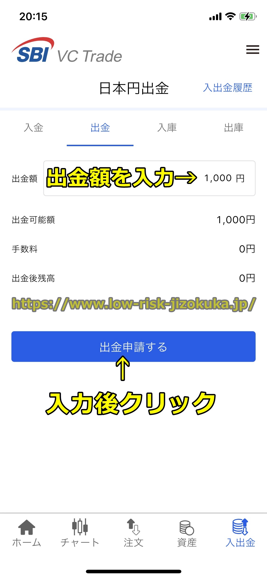 SBIVCトレード