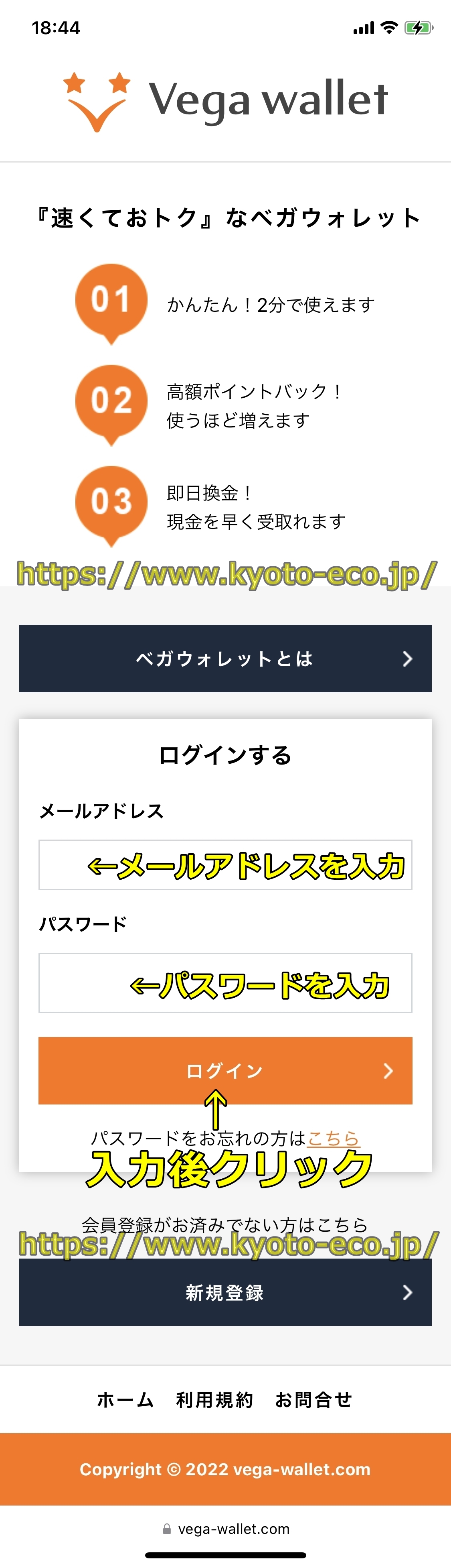 ベガウォレット